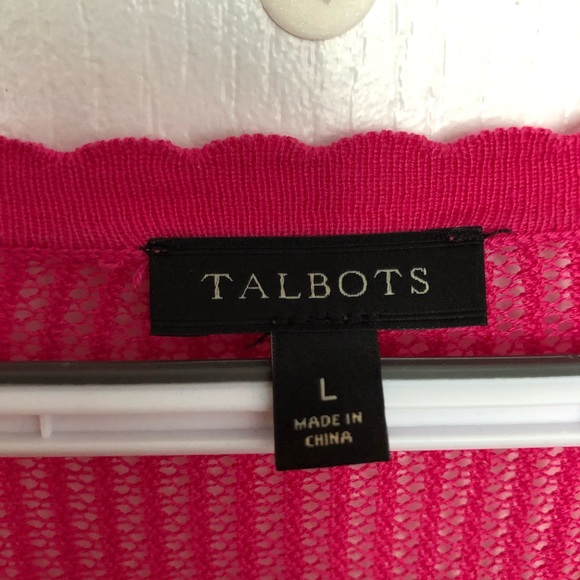 Talbots Open Stitch 3/4 Sleeve Shrug - Picture 4 of 4